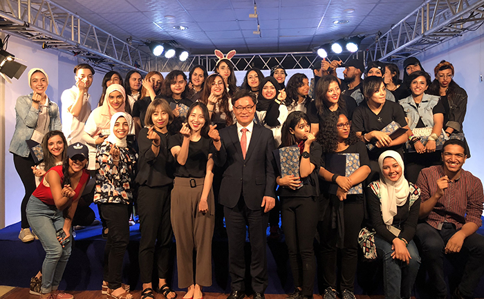  
A K-pop Academy was held from July 10 to Aug. 16 at the Korean Cultural Center in Egypt. (Korean Cultural Center in Egypt) 
